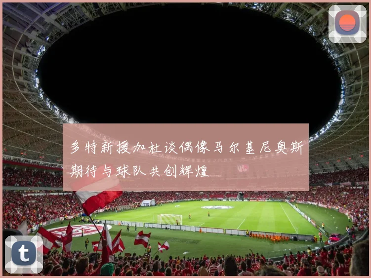 多特新援加杜谈偶像马尔基尼奥斯期待与球队共创辉煌